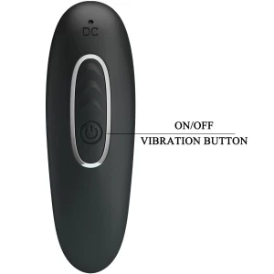 PRETTY LOVE - SIDNEY VIBRATORE ANALE 10 VIBRAZIONI NERO